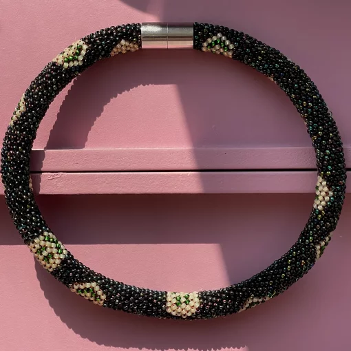 korálkový náhrdelník Smile Emoji Necklace